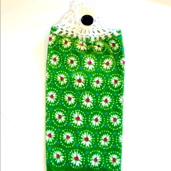 Hand Crafted Other - Hand Crafted Pioneer Woman Crochet Top Hanging Kitchen or Bathroom Hand Towel